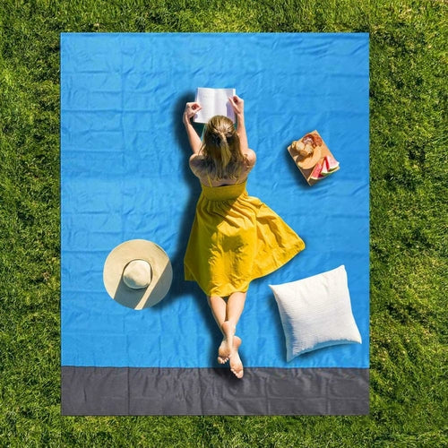 Manta de Piquenique Impermeável Portátil para Praia e Camping