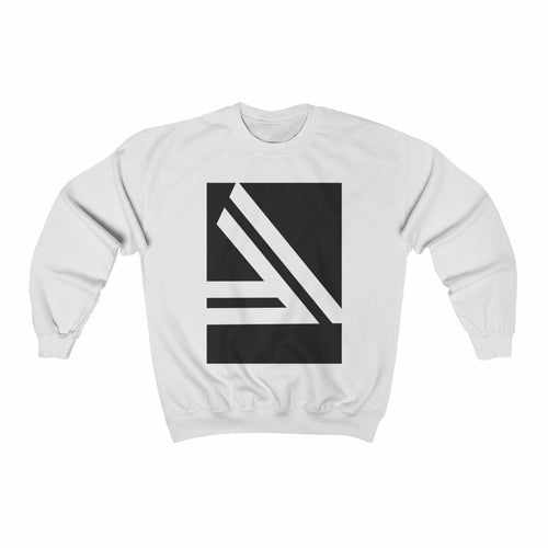 Moletom Masculino Gola Redonda com Logo Duplo