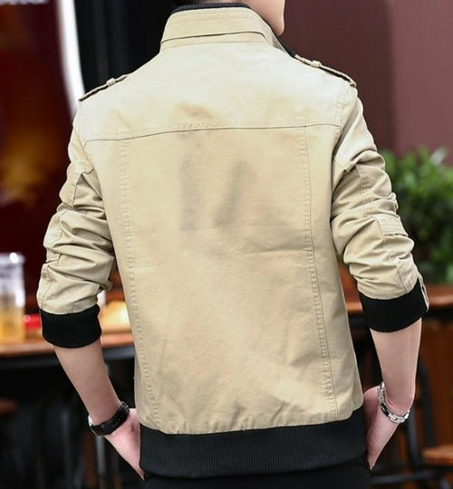 Jaqueta Masculina Curta Estilo Militar