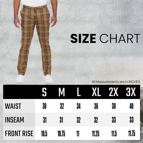 Calça Slim Fit Xadrez